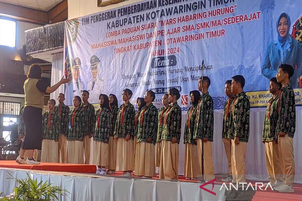 Pemkab Kotim sosialisasikan mars habaring hurung ke kalangan pelajar