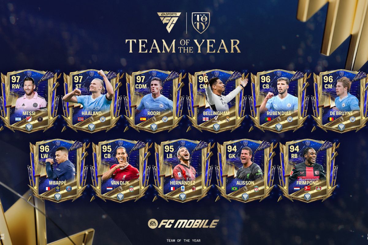 EA Sports FC Mobile umumkan daftar pemain tim terbaiknya