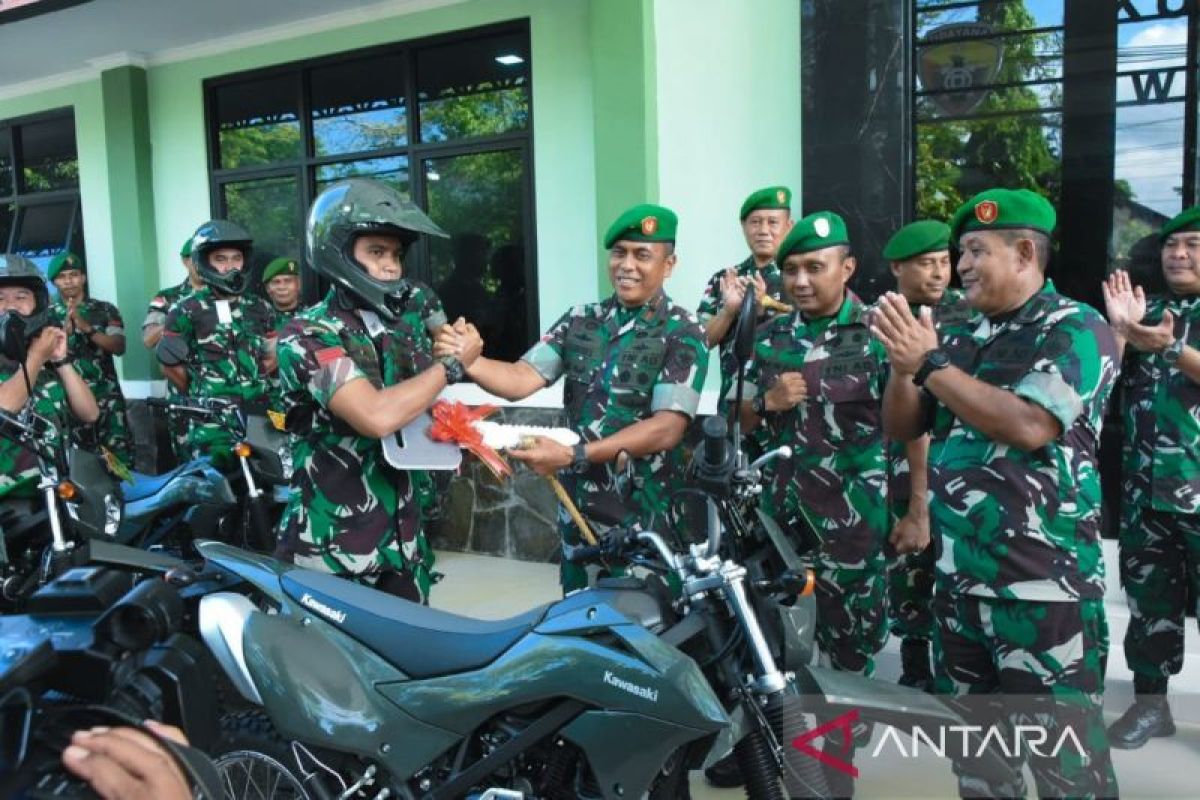 Danrem 161/WS: Motor trail bagi prajurit bisa bantu kawal logistik Pemilu