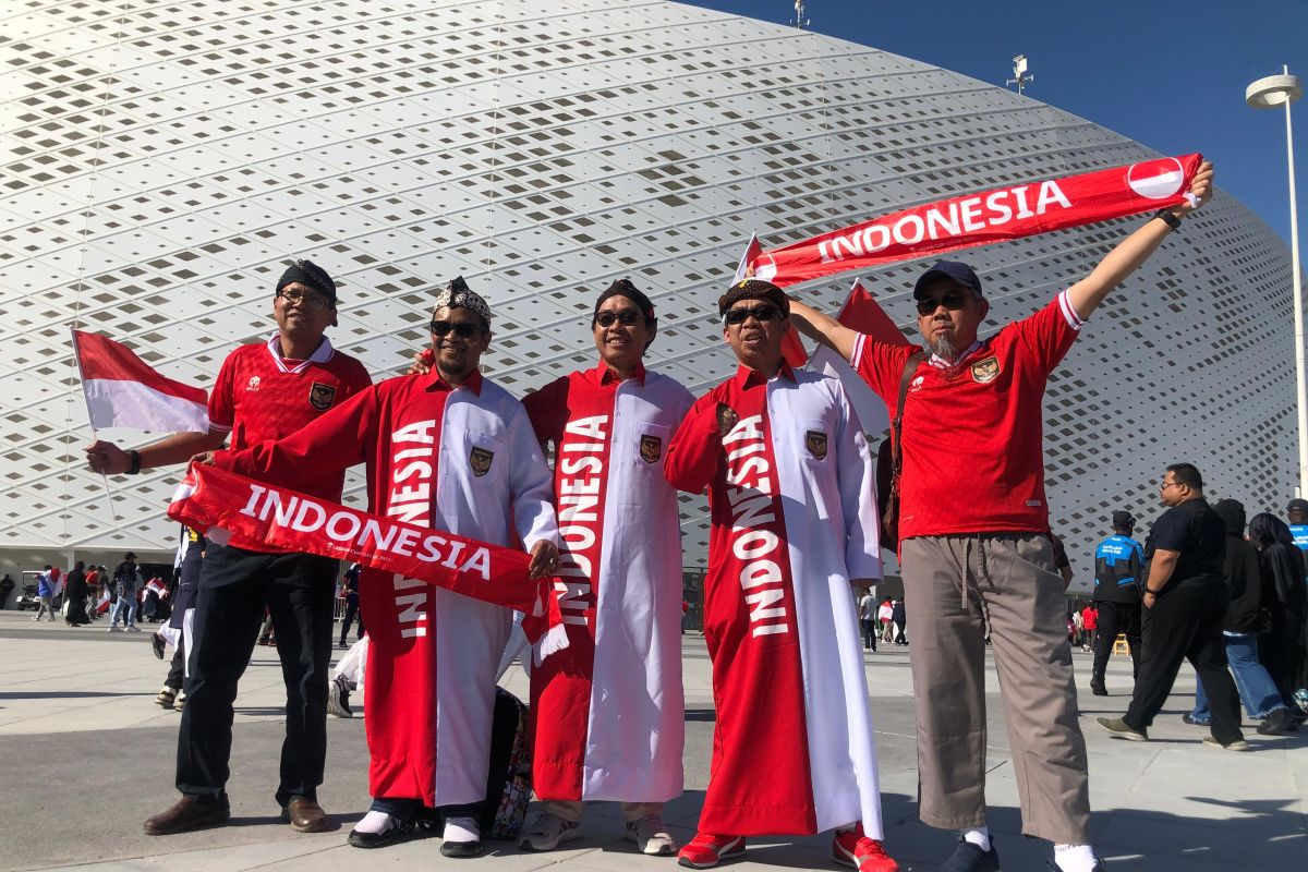 Piala Asia: Meriahnya kultur sepak bola diaspora Indonesia di Qatar