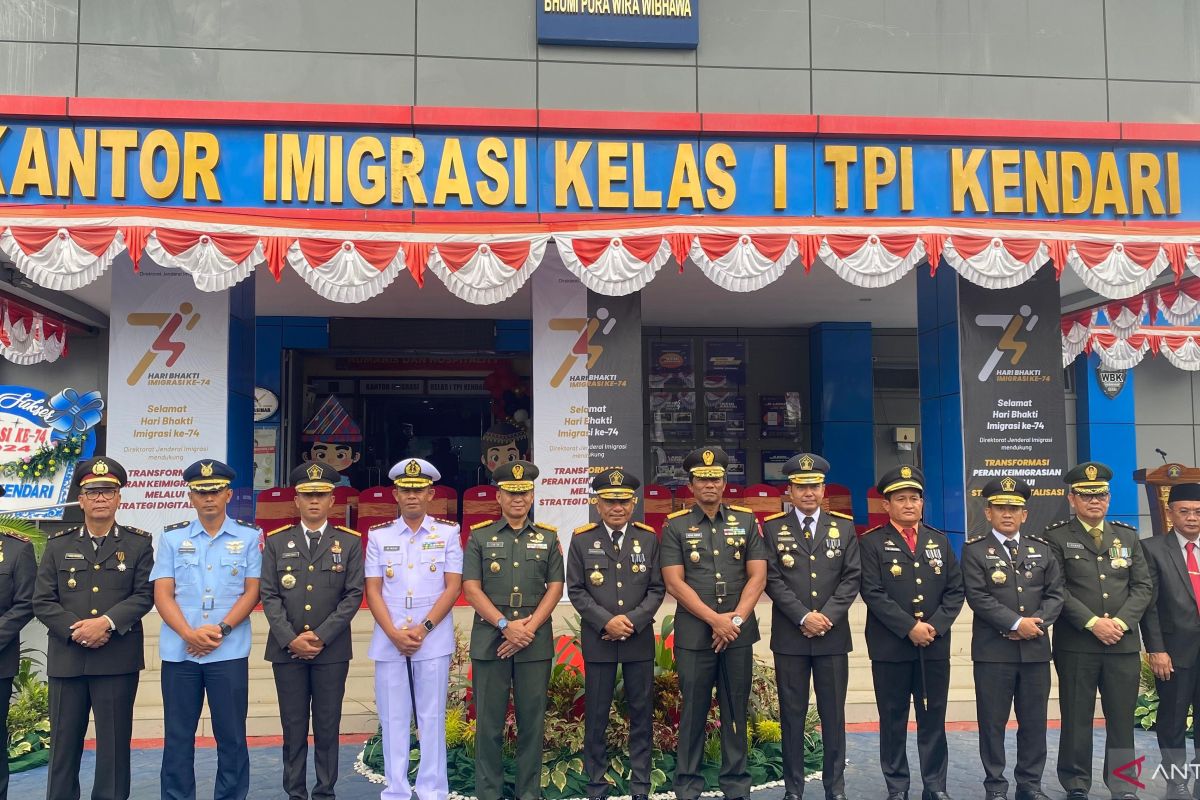 Imigrasi Kendari laksanakan upacara peringatan HBI ke-74