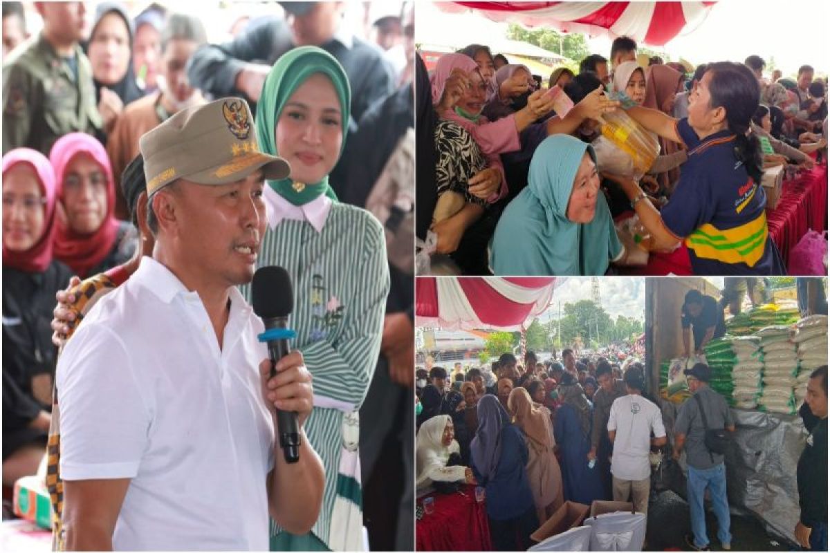 Gerakan Pangan Murah Pemprov Kalteng di Kapuas disambut antusias masyarakat