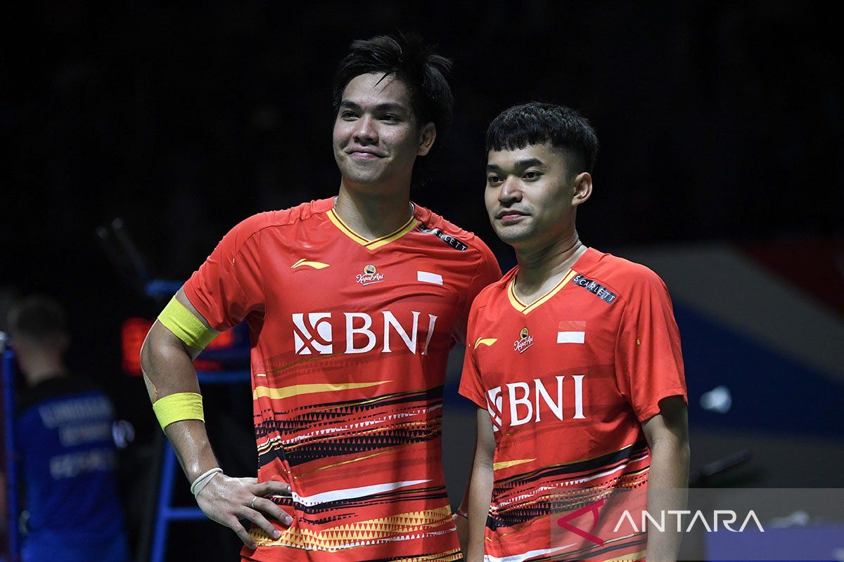 Ganda putra Leo/Daniel segel tiket final usai menang rubber game dari Fajar/Rian