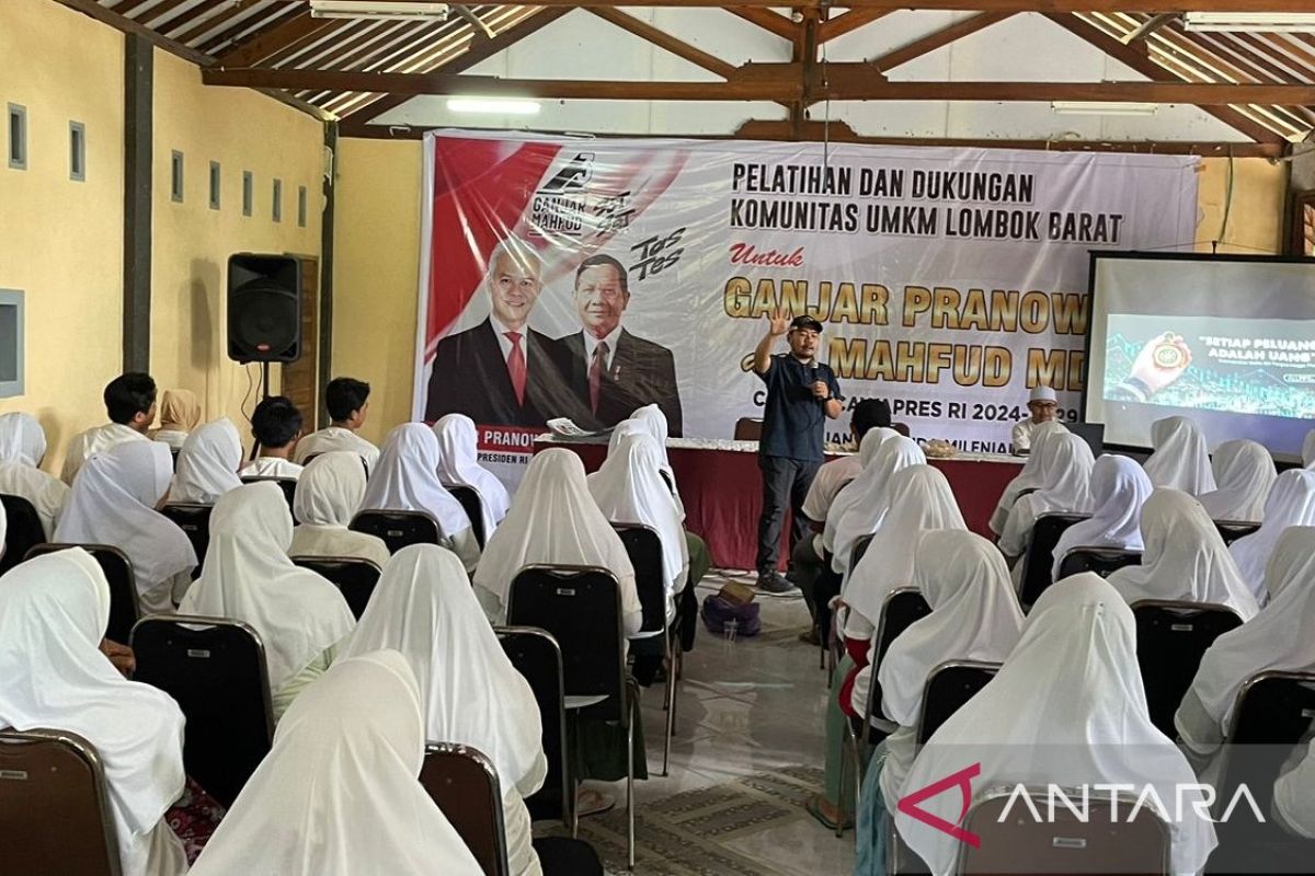 Aliansi pemuda milenial Ganjar-Mahfud berikan pelatihan UMKM di NTB