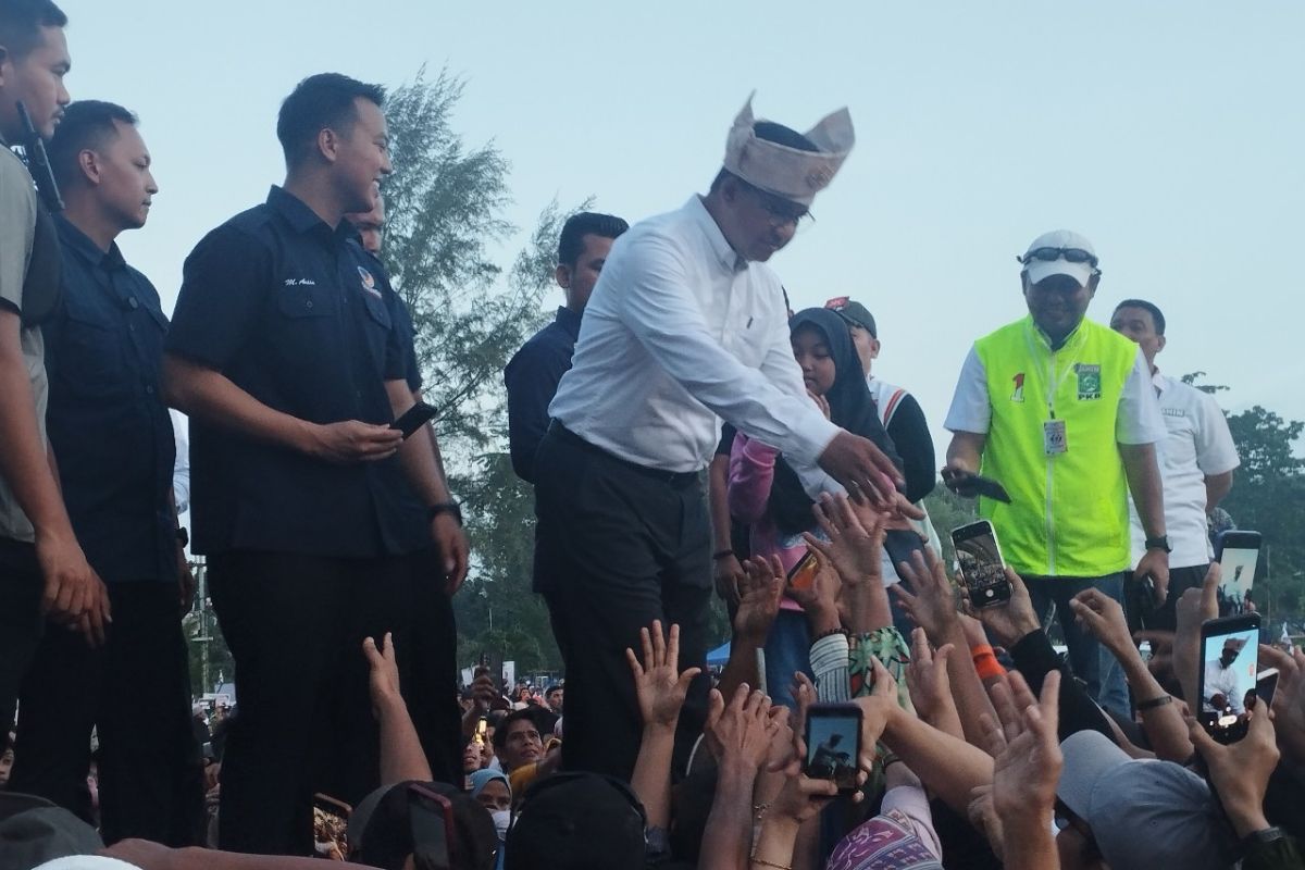 Kampanye di Dumai, Anies soroti lagi kelangkaan pupuk pertanian