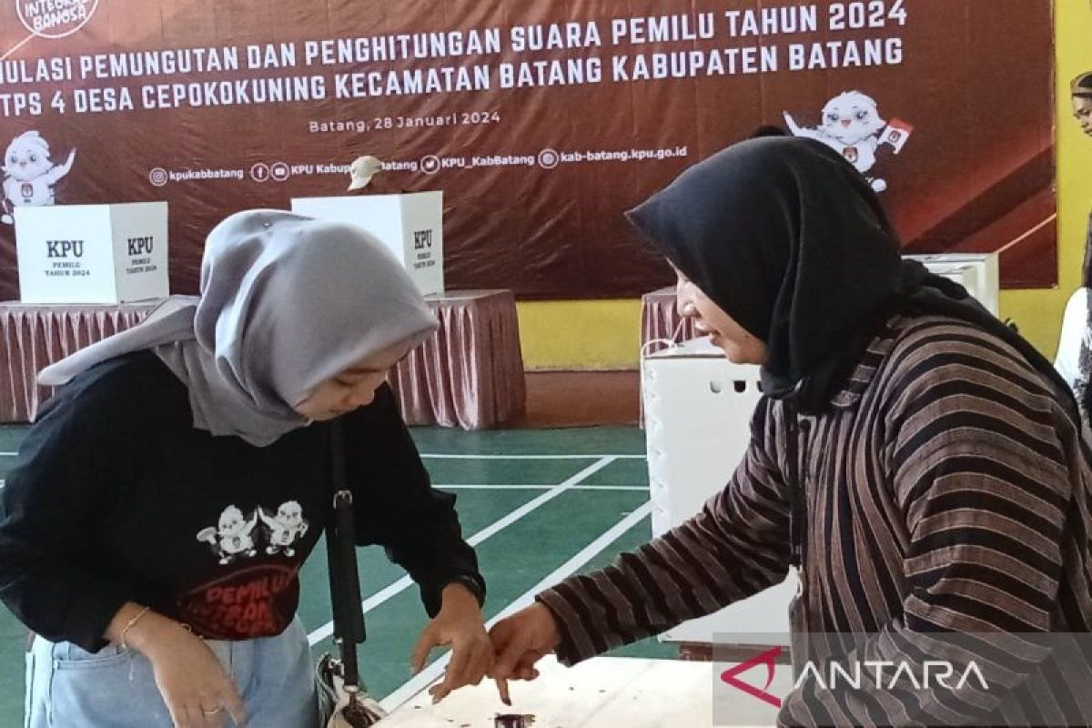 KPU  Batang lakukan simulasi pemantapan tugas PPK dan PPS Pemilu 2024