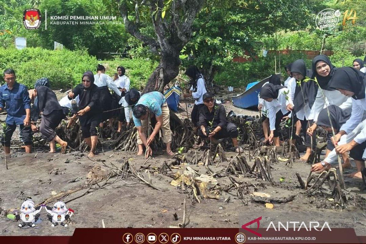 KPU peduli kelestarian lingkungan wilayah pesisir Minahasa Utara