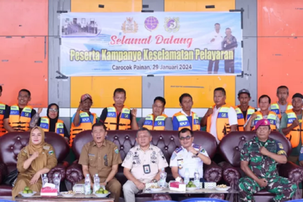 KSOP II Teluk Bayur kampanyekan keselamatan pelayaran di Pesisir Selatan