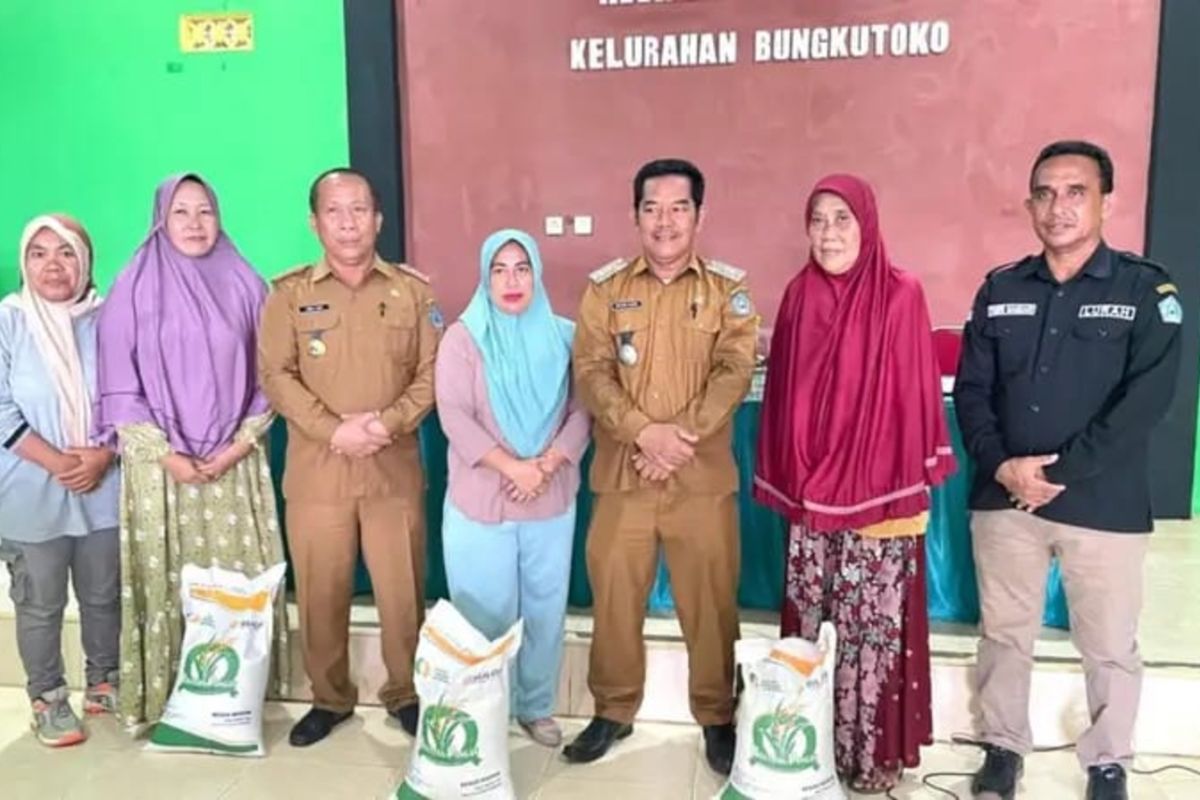 Pemkot Kendari salurkan bantuan beras pemerintah di tiga kelurahan