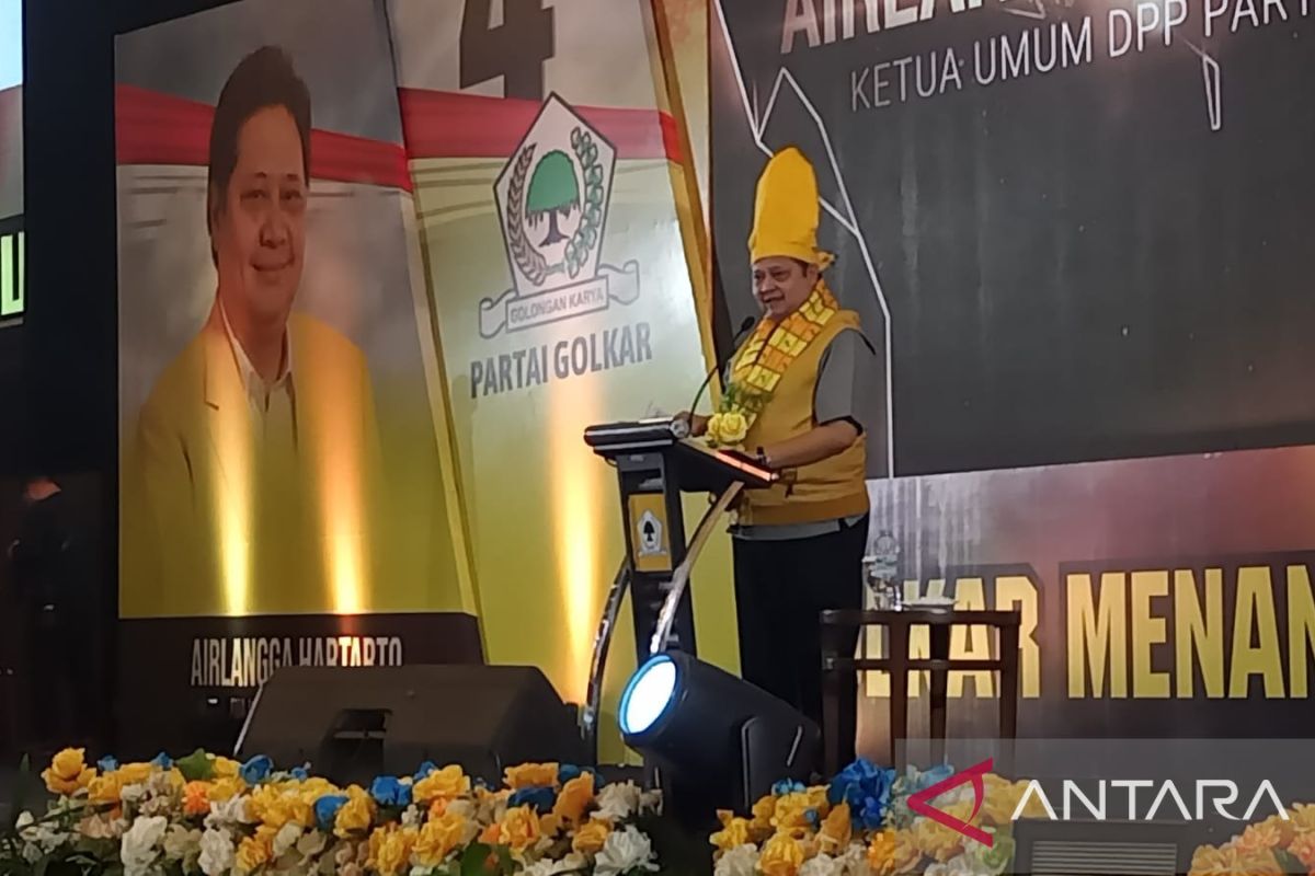 Ketum Golkar Airlangga klaim elektabilitas Prabowo-Gibran di atas 60 persen