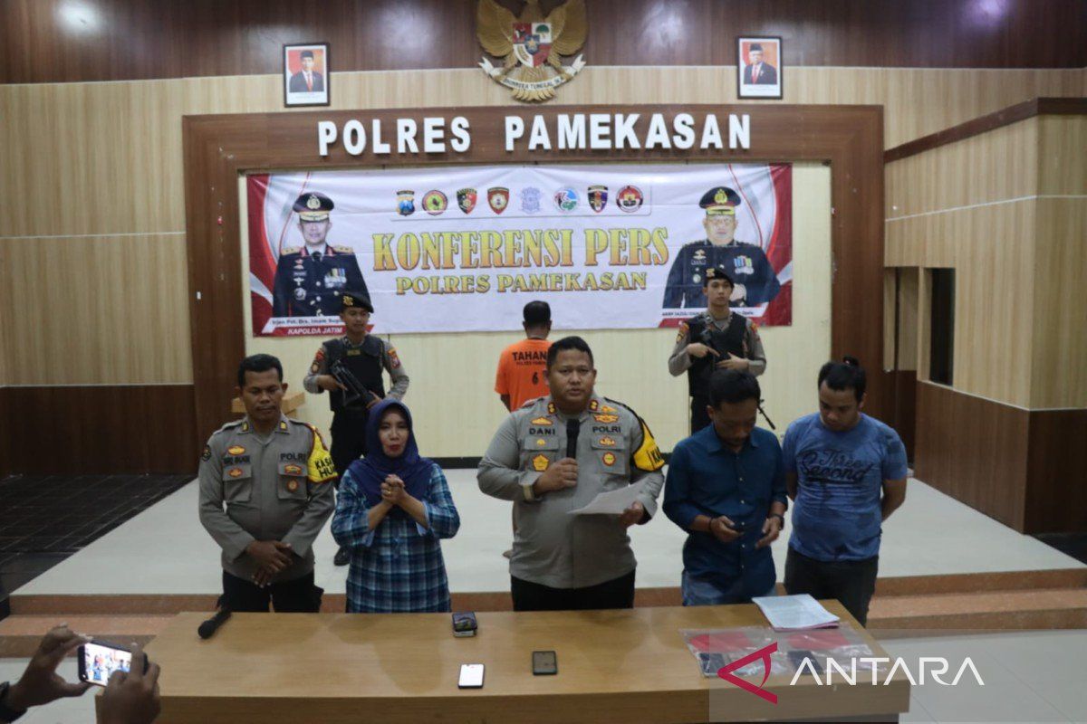 Polres Pamekasan Jatim menangkap oknum wartawan lakukan pemerasan