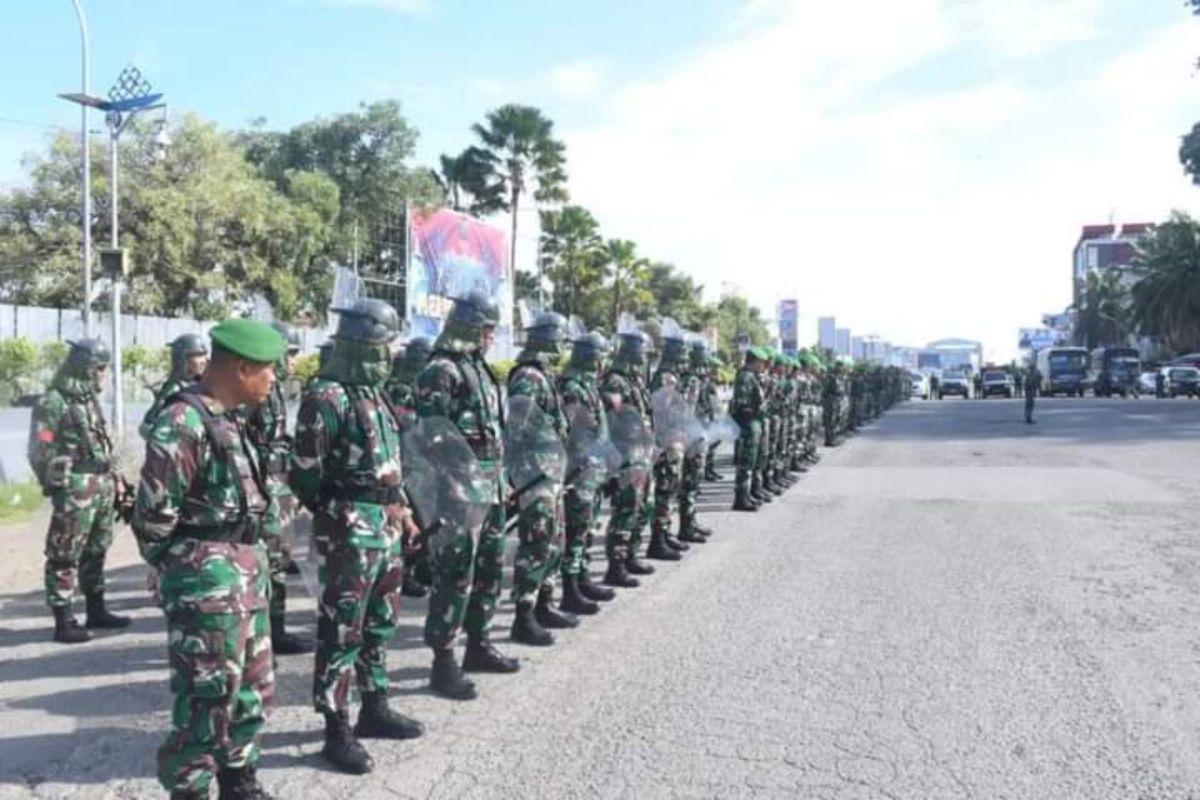 Korem Mamuju menyiapkan 1.295 personel amankan Pemilu 2024