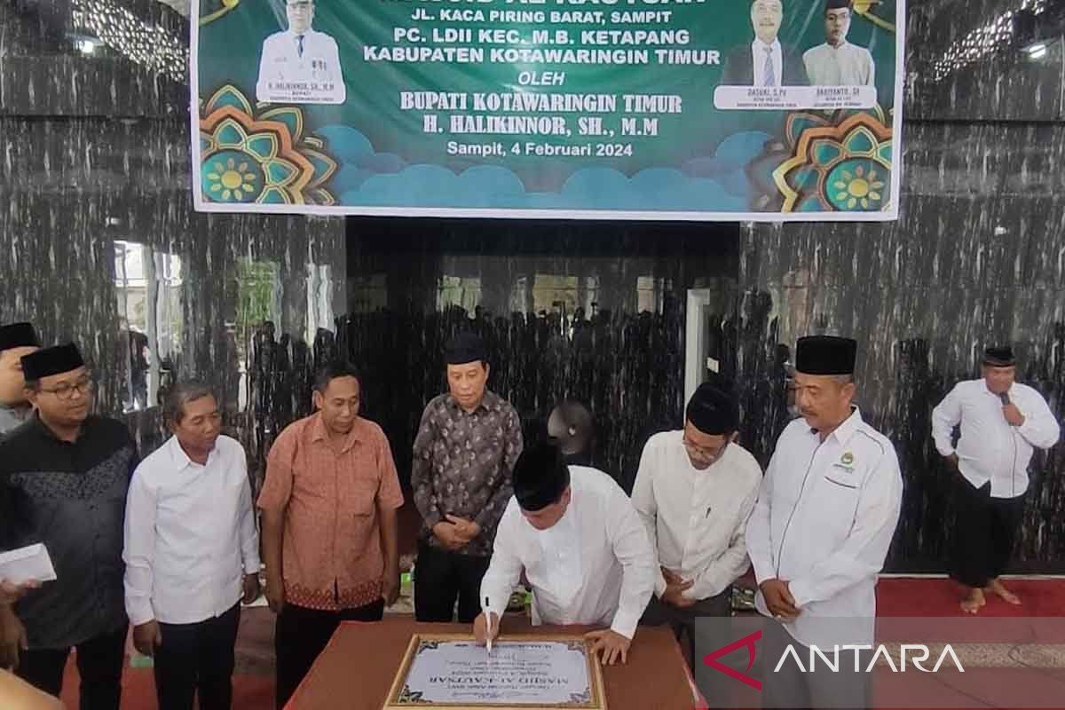 Bupati Kotim apresiasi warga bangun masjid Al-Kautsar secara swadaya