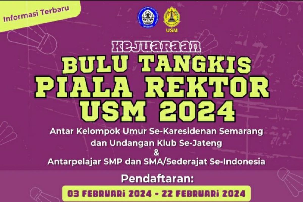 Piala Rektor USM dimajukan pada 27 Februari 2024