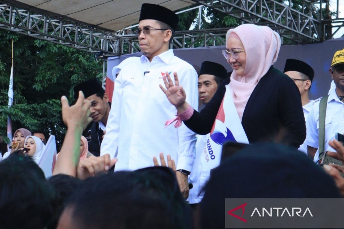 Ribuan hadiri doa bersama untuk Ganjar-Mahfud bersama TGB di Lotim NTB