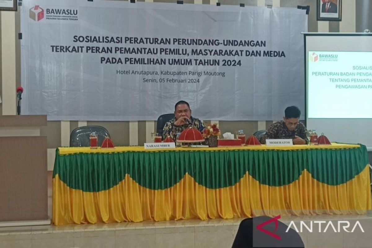 Bawaslu Sulteng: Perlu dibentuk lembaga pemantau pemilu