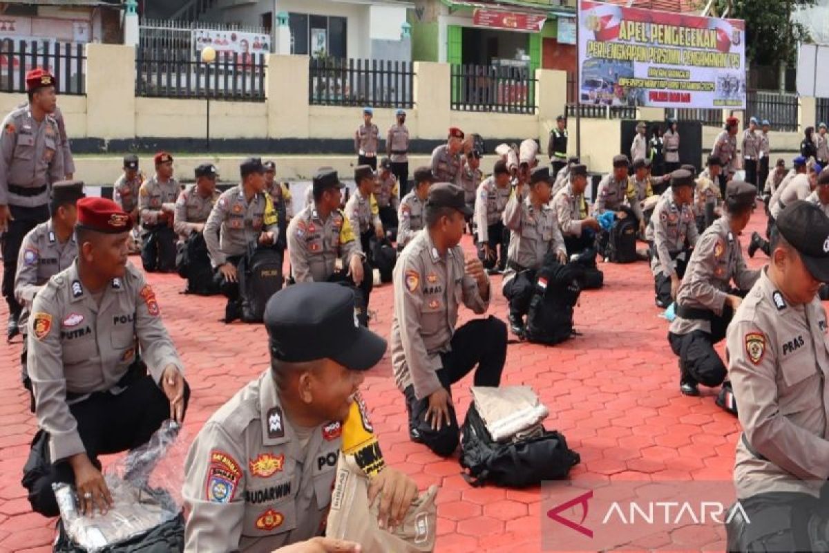 Polres Baubau terjunkan 181 personel untuk pengamanan TPS Pemilu 2024