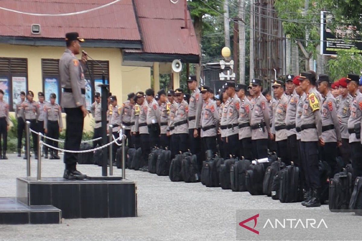 Polres Kolaka siagakan 289 personil amankan TPS Pemilu