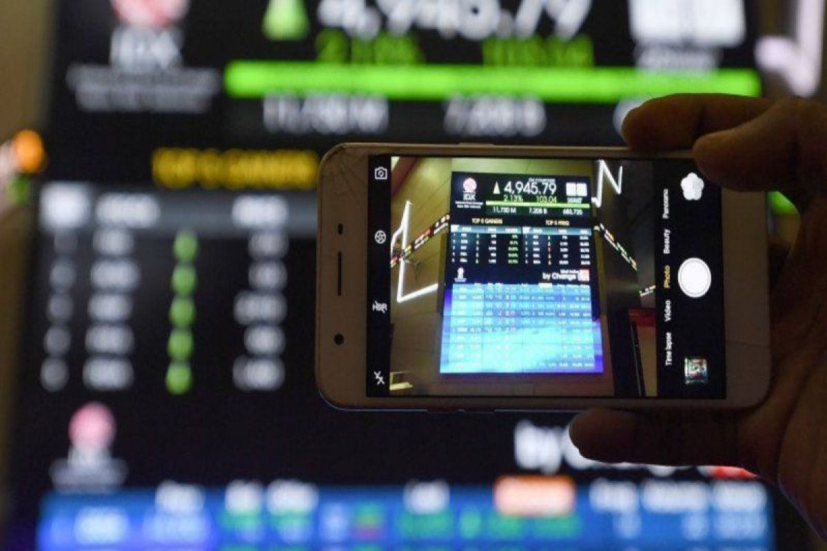 Indeks harga saham gabungan hari ini melemah