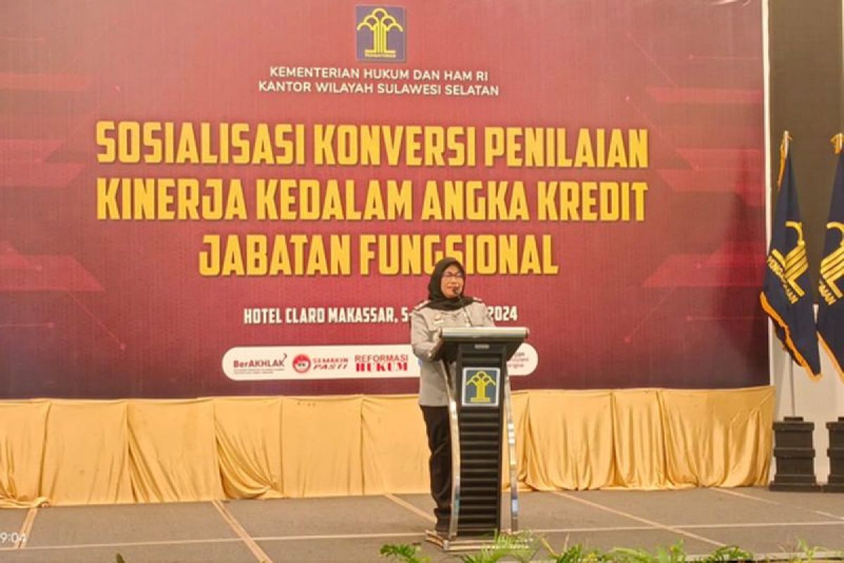 Kemenkumham sosialisasikan konversi penilaian kinerja jabatan fungsional