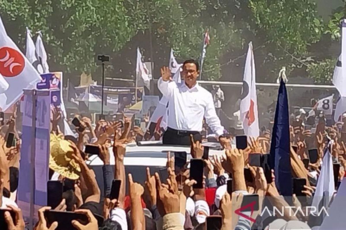 Anies Baswedan ajak pendukungnya di NTB ramaikan kampanye akbar JIS pada 10 Februari