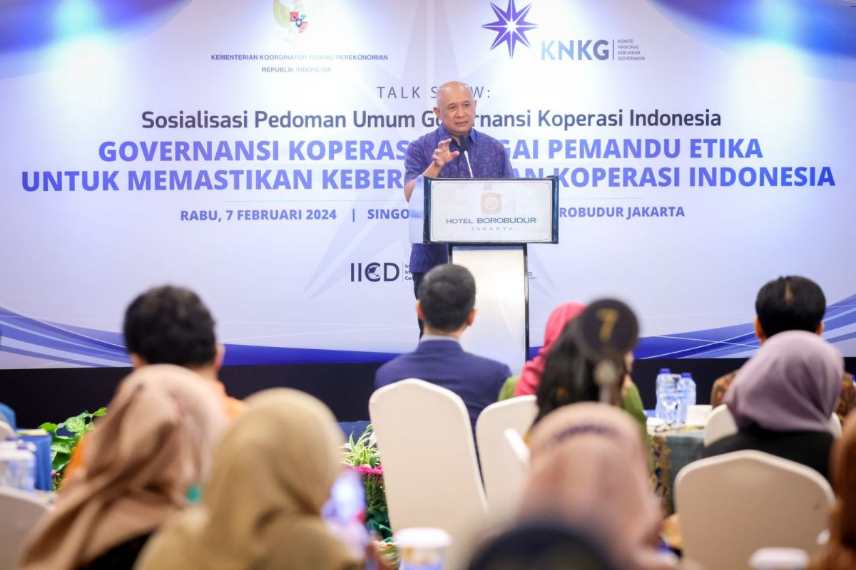 Menkop UKM mengadopsi pedoman governansi untuk perbaiki ekosistem koperasi