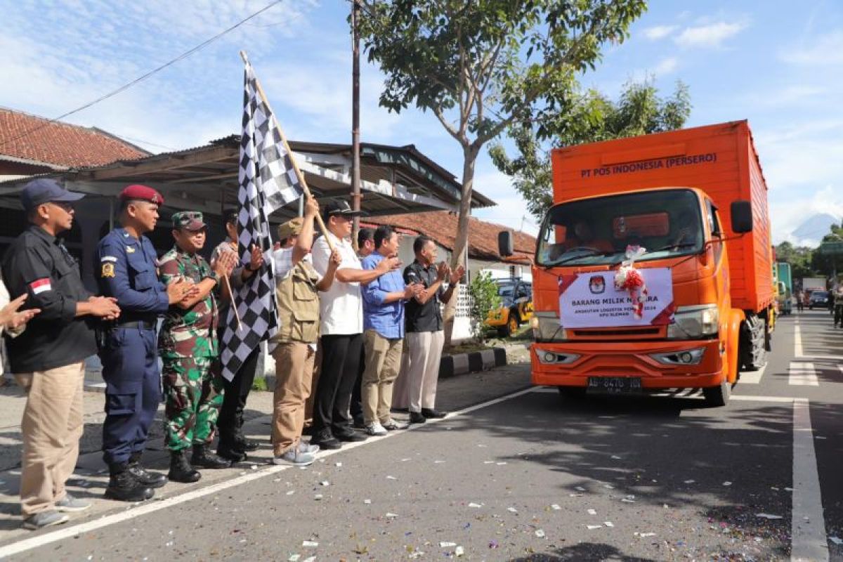 KPU Sleman mulai mendistribusikan logistik Pemilu 2024