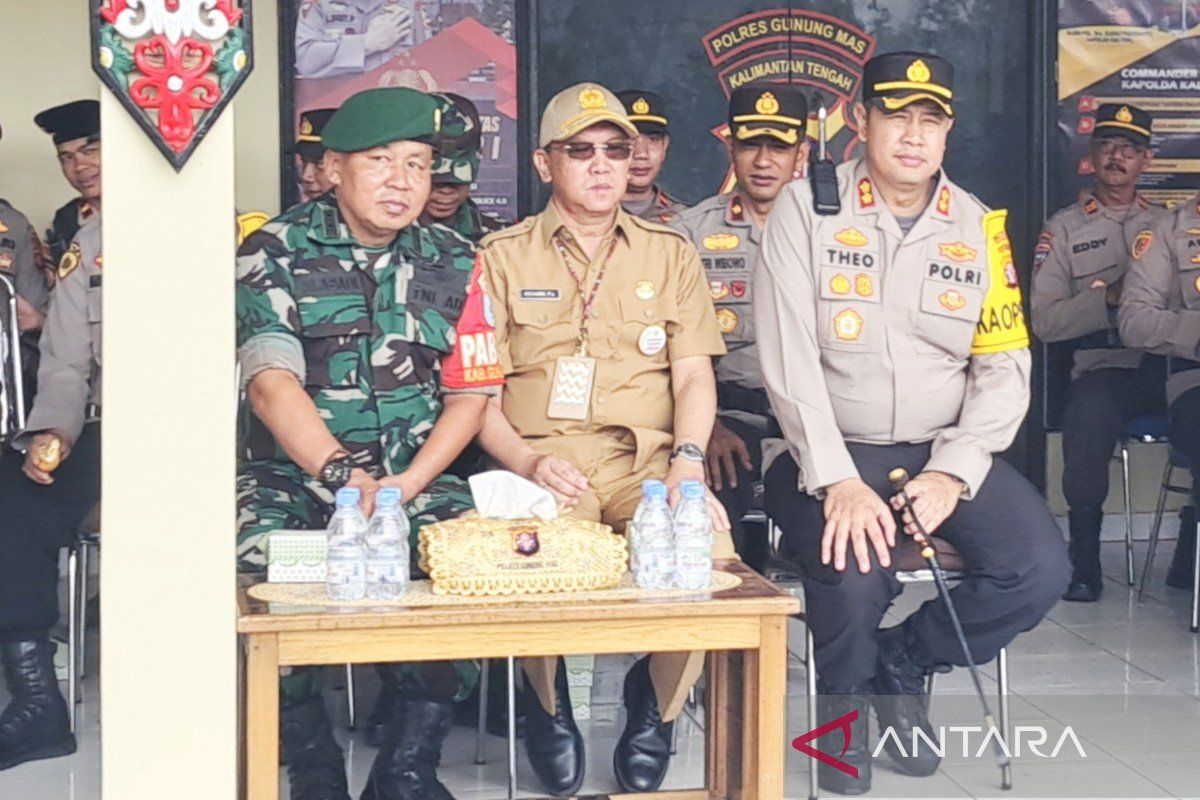 Kapolres: 244 personel Polri siap amankan Pemilu 2024 di Gunung Mas