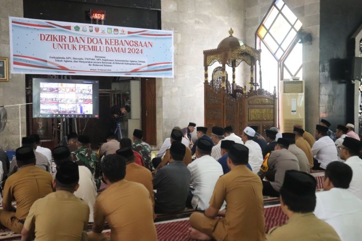 Pemkab dan Polres Selayar gelar dzikir dan doa jelang pemungutan suara pemilu