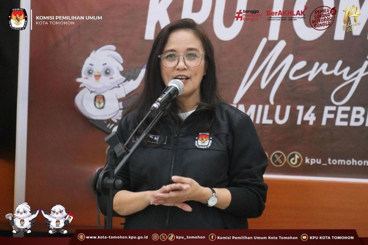 KPU Tomohon s ebut2.107 petugas KPPS agar kerja teliti dan fokus