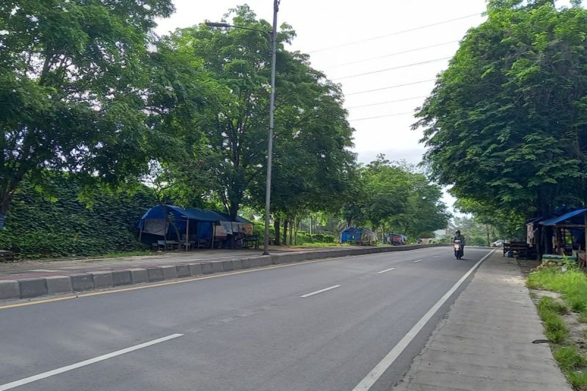 Arus lalu lintas di Jalinsum sepi saat pencoblosan