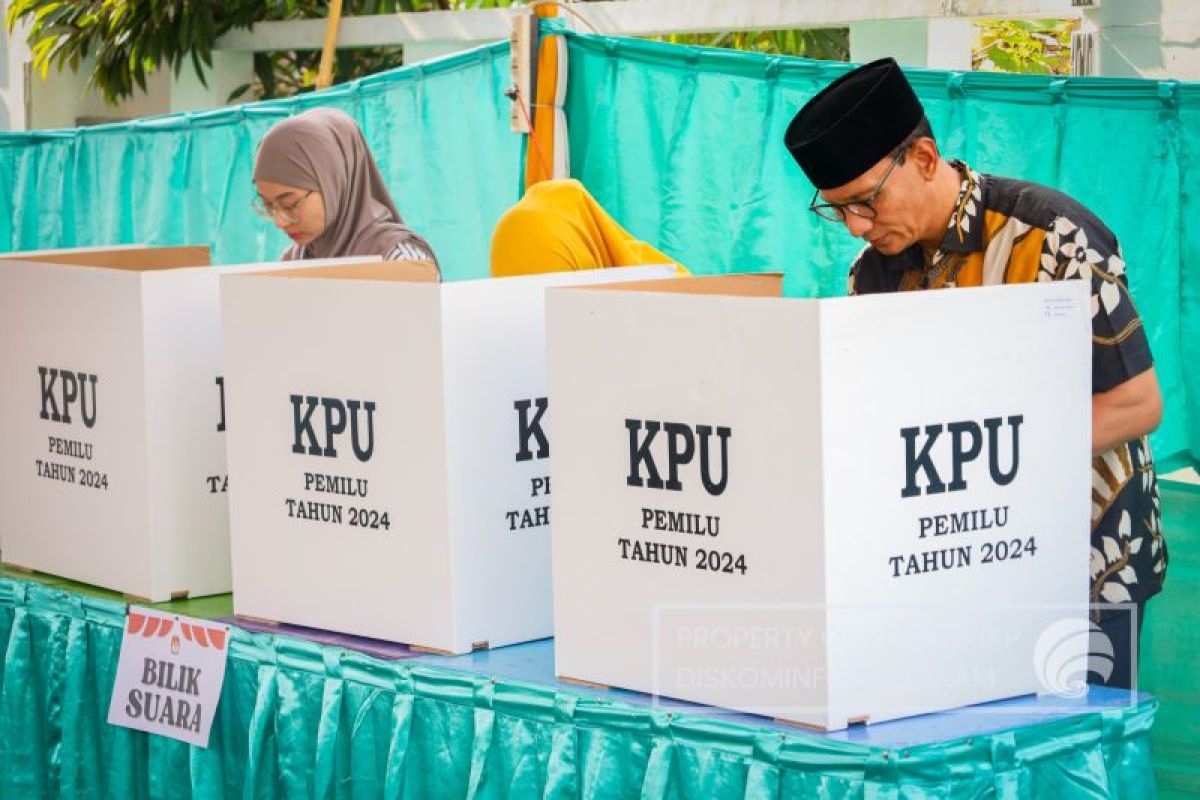 Capres Prabowo-Gibran unggul sementara di Kota Mataram