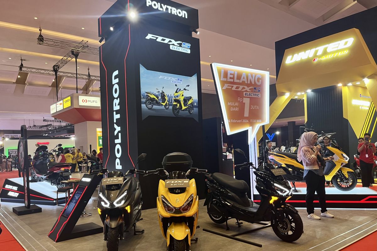 Polytron membawa motor listrik anyar ke IIMS 2024