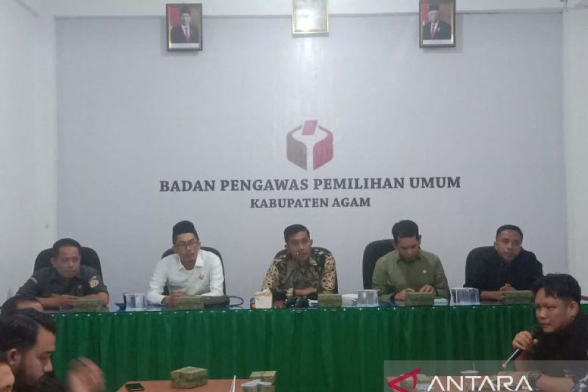 Bawaslu Agam terima tiga laporan dugaan pelanggaran masa tenang Pemilu