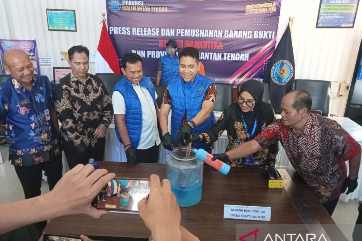 BNNP Kalteng ringkus IRT asal Katingan miliki 100 gram sabu