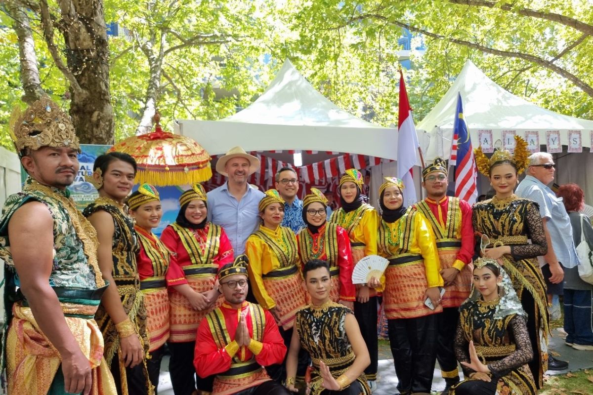 Tarian Indonesia ditampilkan di festival budaya Australia