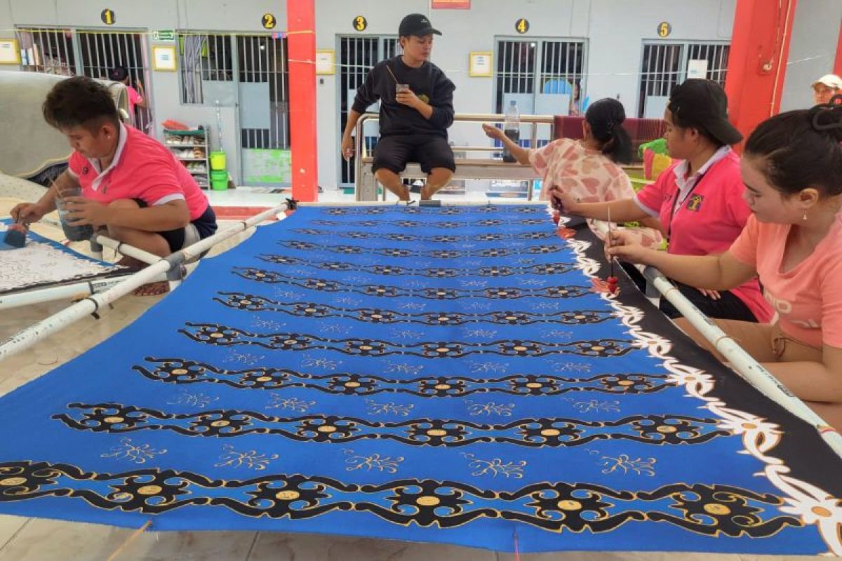 Warga binaan Lapas Tarakan Siap Berkontribusi Dalam Industri Batik Lokal