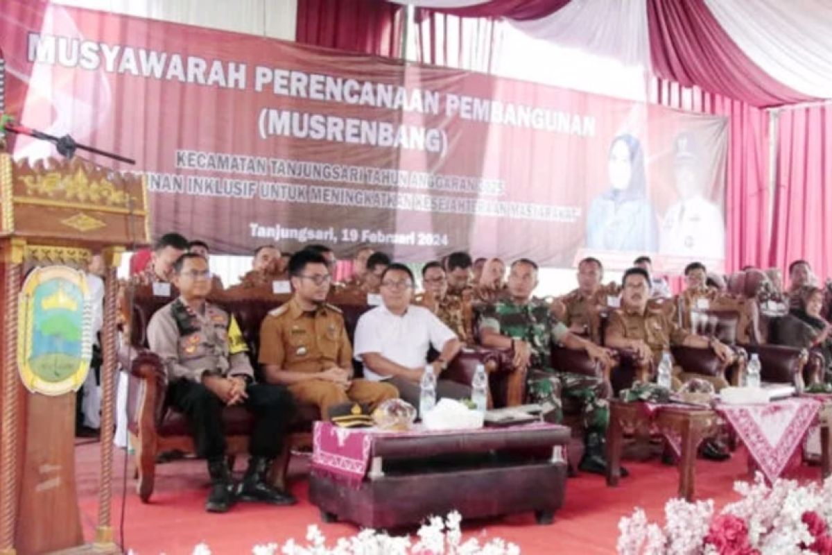 Bupati Lampung Selatan buka Musrenbang Kecamatan Tanjungsari