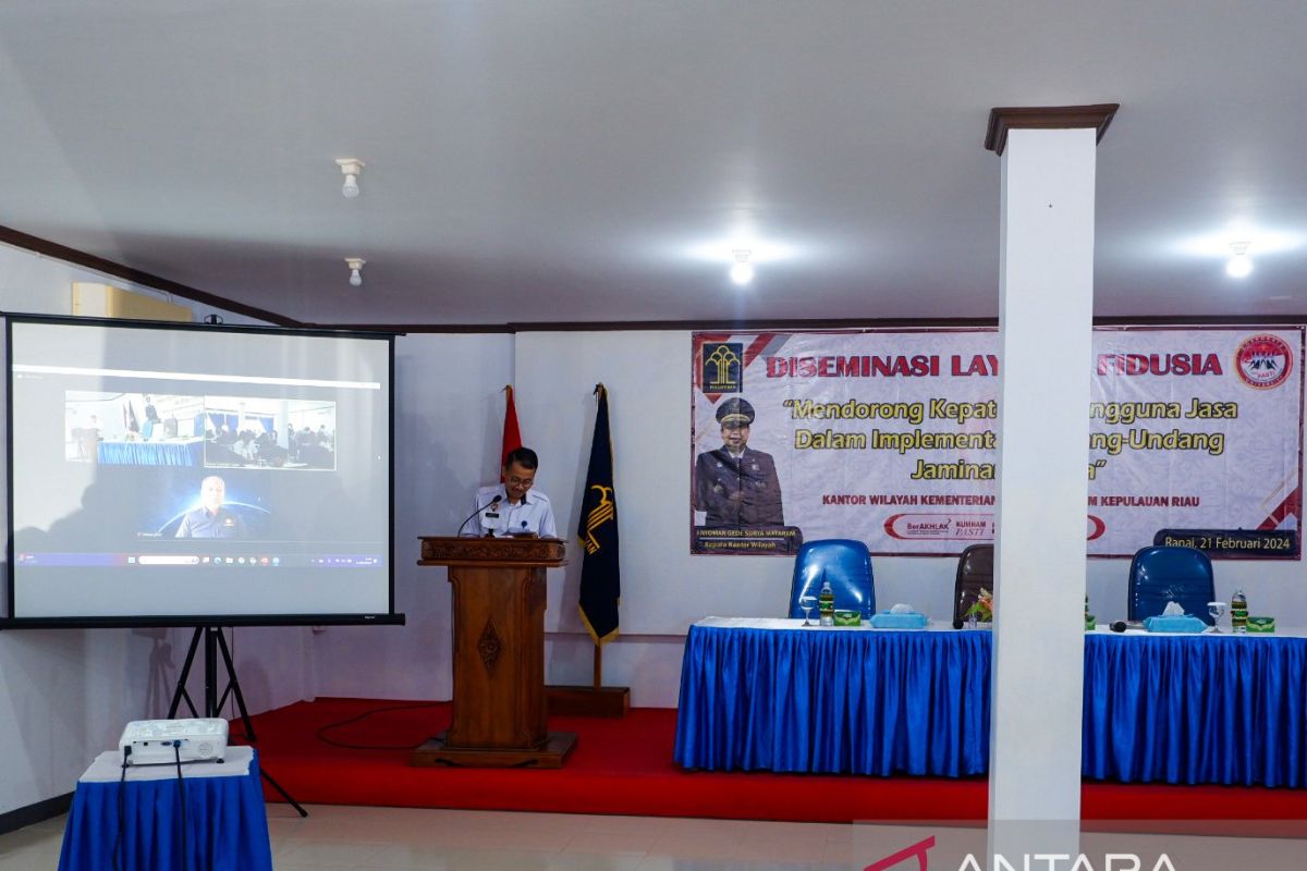 Kemenkumham Kepri beri sosialisasi layanan jaminan fidusia di Natuna