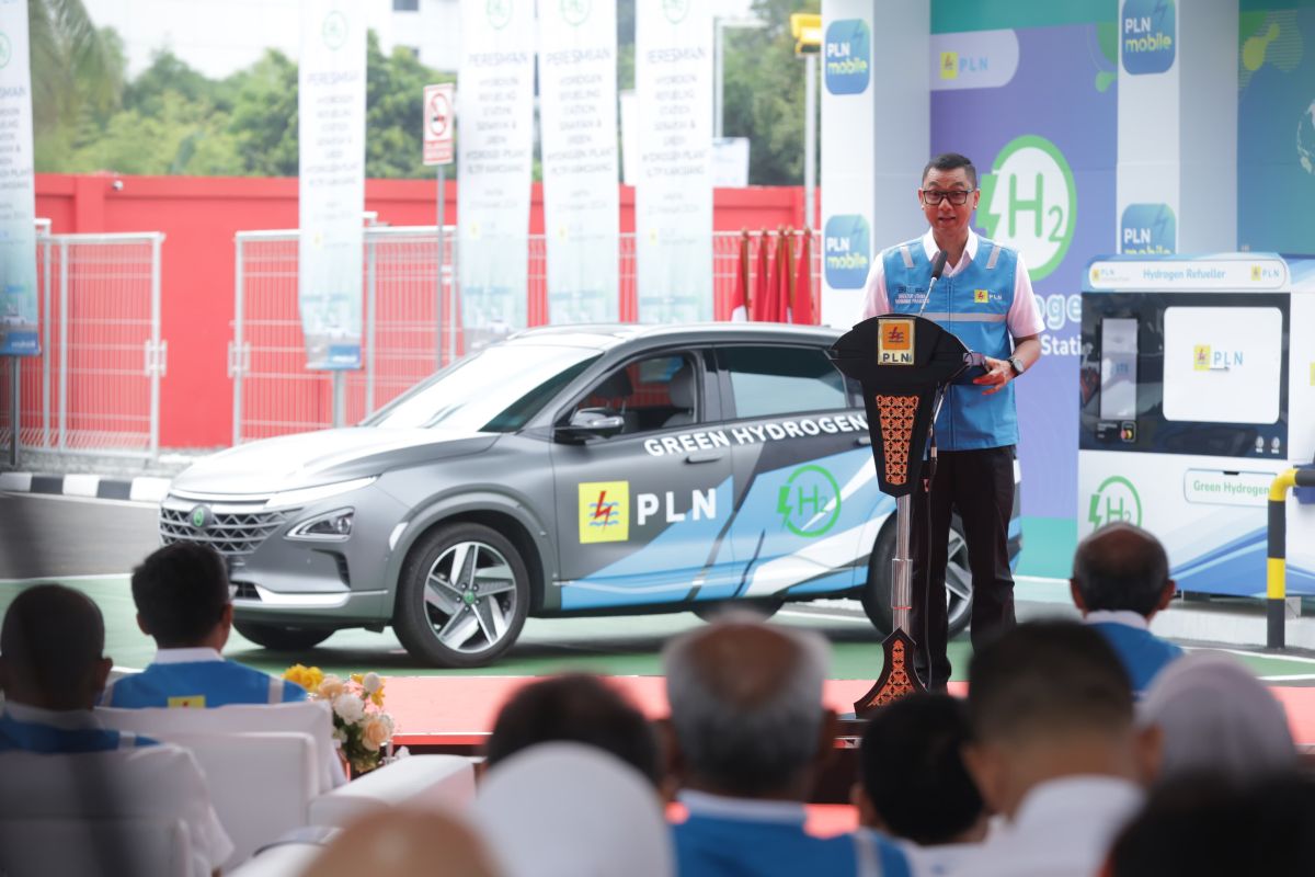 Pertama di Indonesia, PLN operasikanstasiun pengisian hidrogen untuk kendaraan