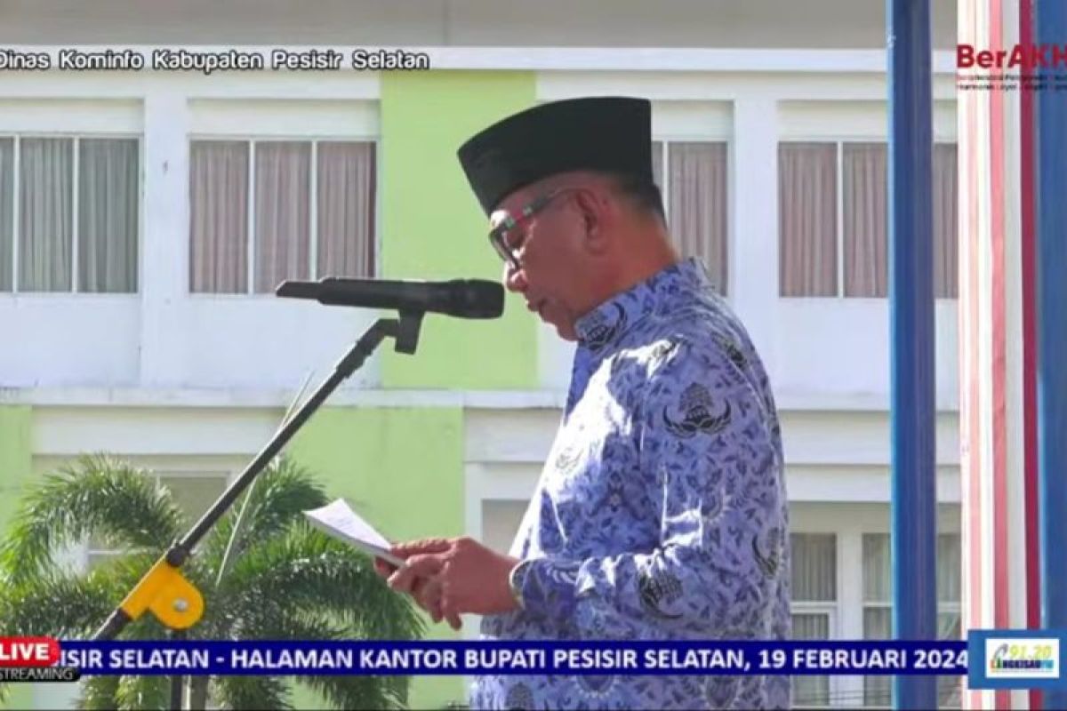 Bupati Pesisir Selatan minta penyelenggaraan urusan pemerintahan agar profesional