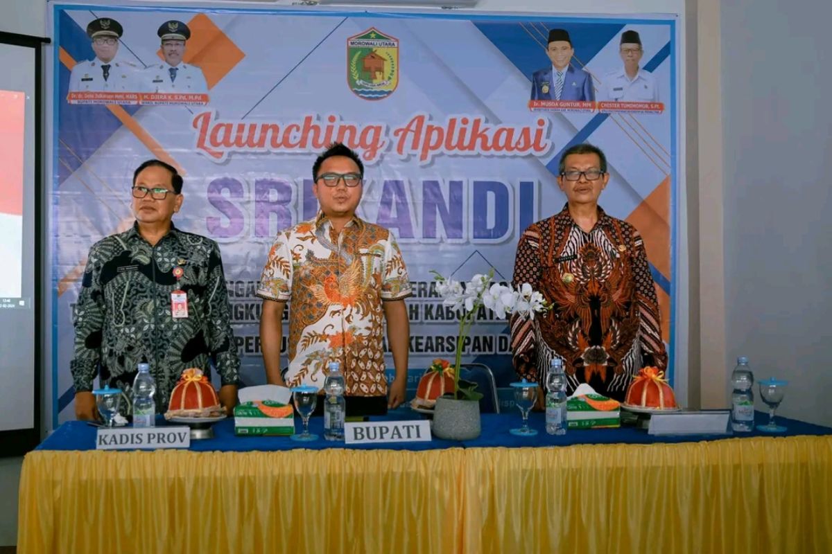 Bupati Morut luncurkan Aplikasi Srikandi