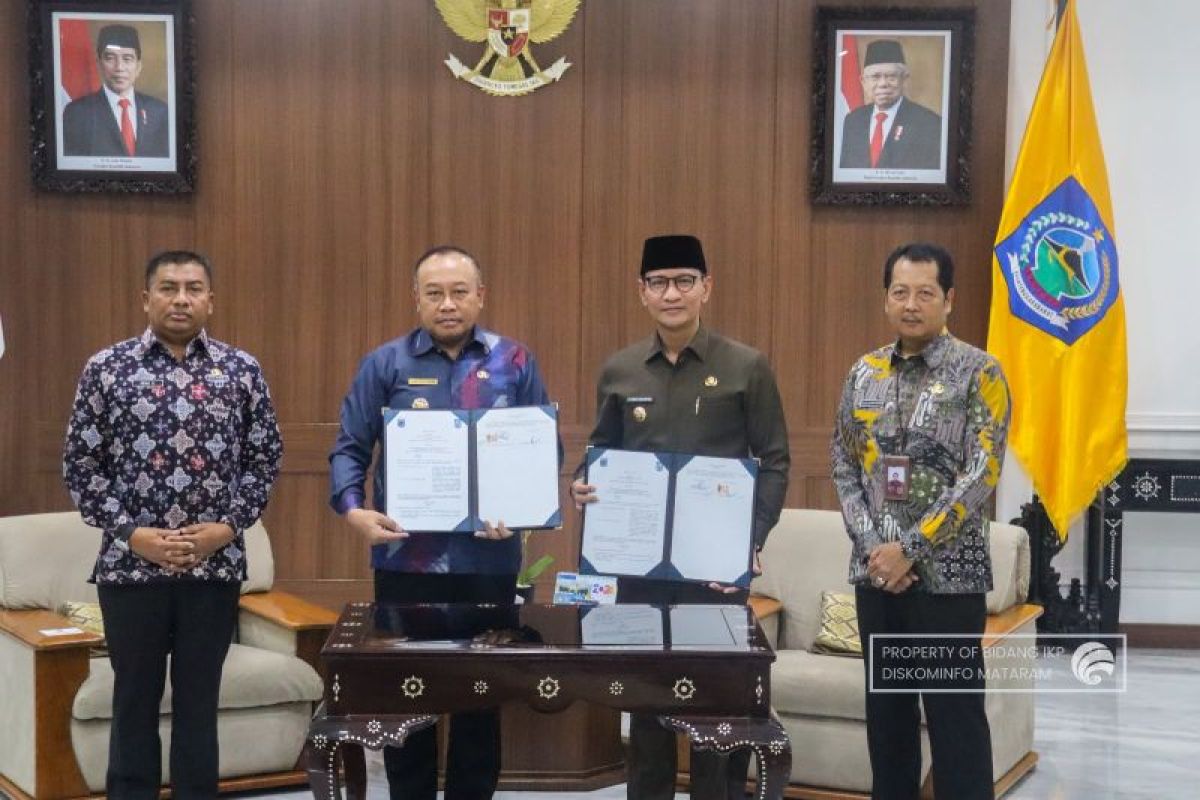 Pemkot Mataram terima hibah aset gedung dari Pemprov NTB