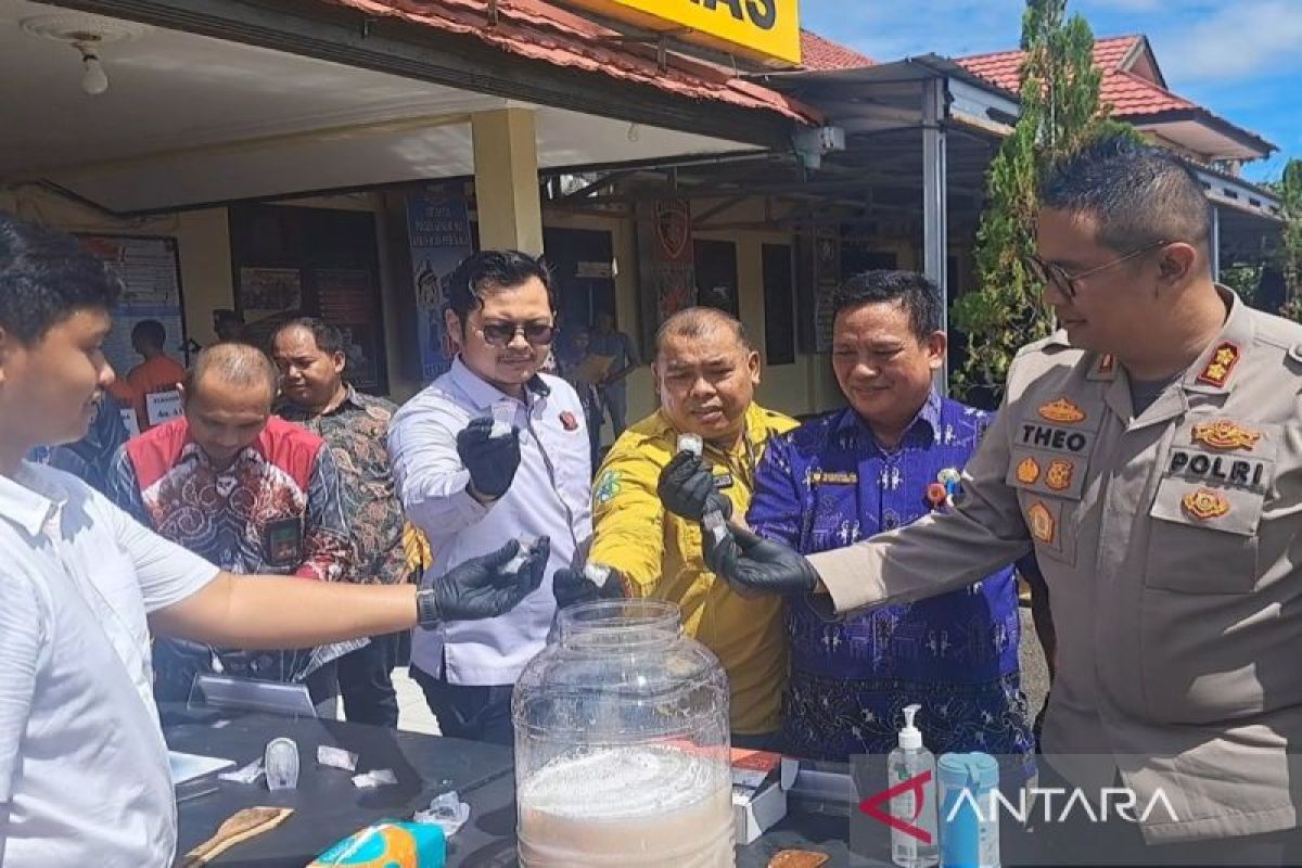 Polres Gumas tidak temukan indikasi keterkaitan narkoba dengan Pemilu 2024