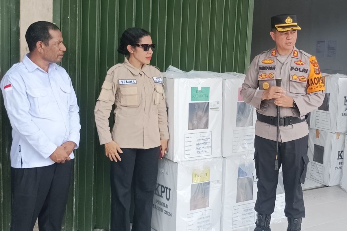 Kapolres Biak: Caleg parpol keberatan hasil pemilu silahkan jalur hukum