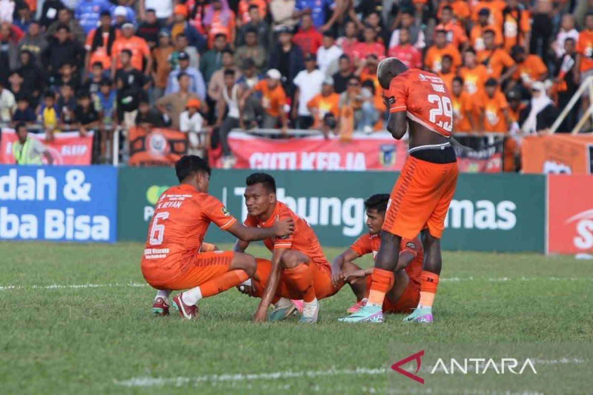 PSBS Biak bermain imbang 1-1 lawan tuan rumah Persiraja