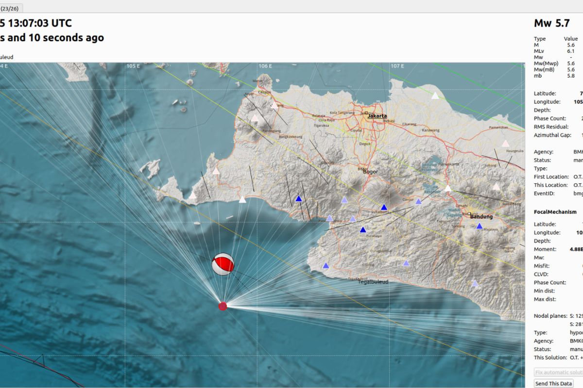 Perkuat gempa di Banten, endapan kuarter dan batuan tersier