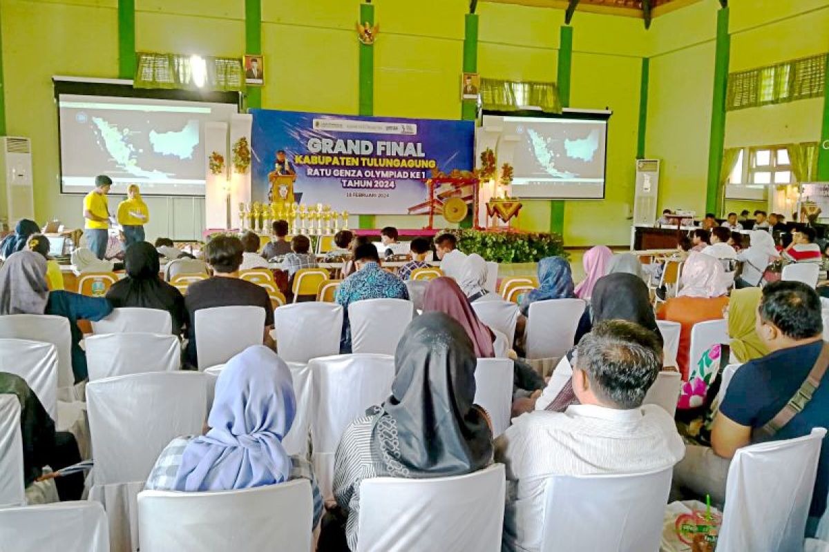 Ratusan siswa di Tulungagung antusias mengikuti Grand Final G-Olympiad