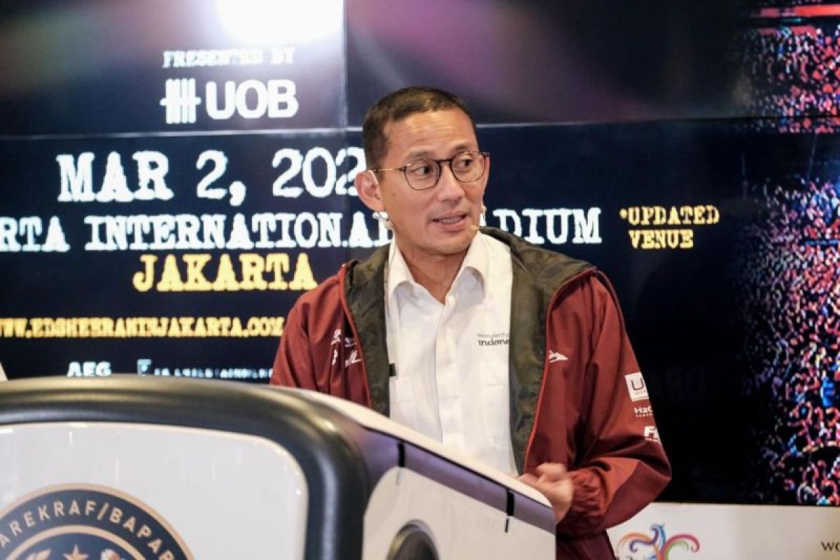 Sandiaga Uno: Konser Ed Sheeran di Jakarta bisa beri dampak ekonomi Rp100 miliar