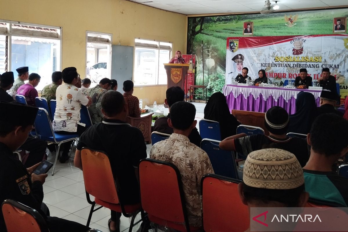 Pemkab Demak ajak masyarakat perangi rokok ilegal